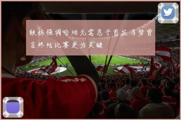 铁林强调哈珀无需急于首发马努曾言终结比赛更为关键