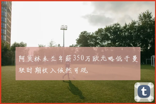 阿莫林米兰年薪350万欧元略低于曼联时期收入依然可观
